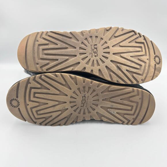 Vintage UGG Australia Boots Button Stripe Convertible Fold Over Cuff Women's 7 - Picture 7 of 8